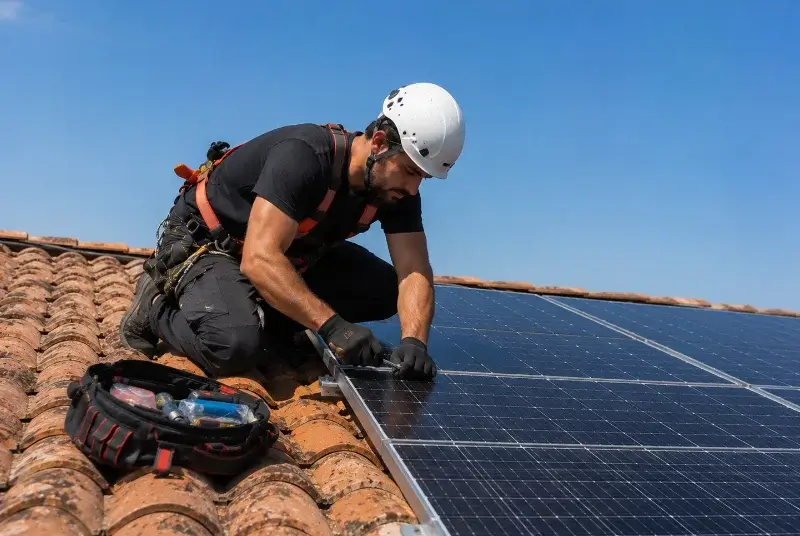 Maintenance et monitoring de panneaux solaires au Val